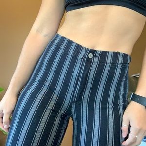 Brandy Melville High Waisted Stripe Pant